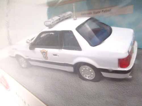 WHITE ROSE - COLORADO STATE PATROL - 1991 FORD MUSTANG LX 5.0 SSP FOX BODY 1/43 - Picture 6 of 14