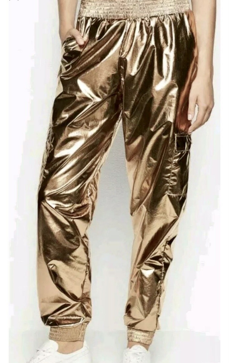 VICTORIA SECRET VSX Ankle Cargo Women's Jogging Pants Medium Blue