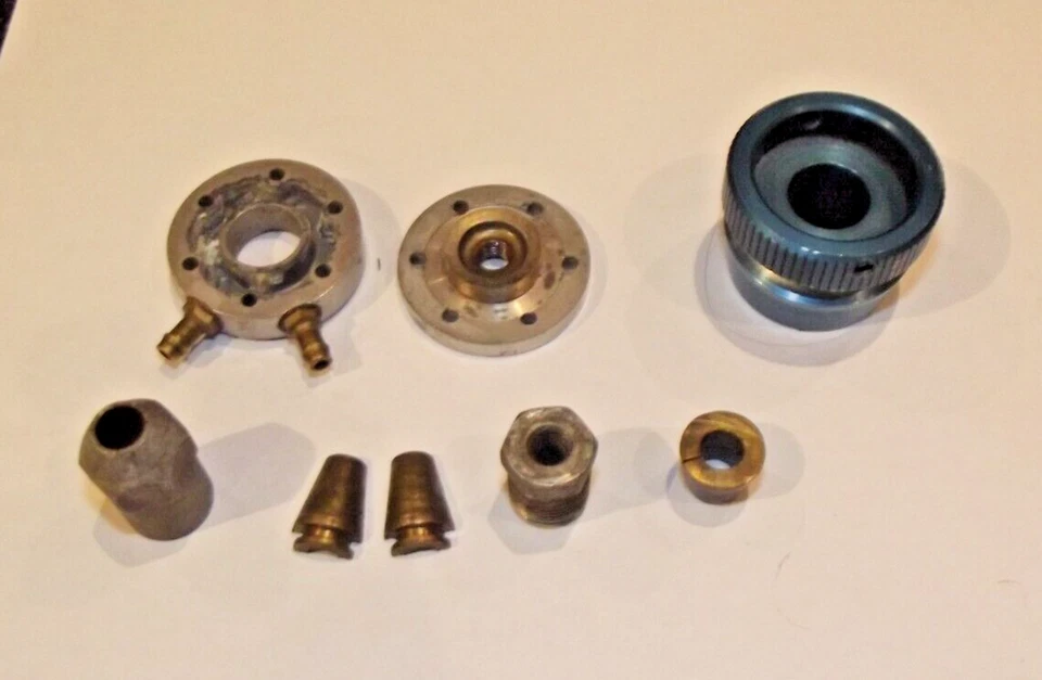 OS MAX 21 FSR-M HEADS, FLYWHEEL, COLLET, NUTS AND SHAFT HOLDERS FOR NITRO BOAT - Image 3 of 3