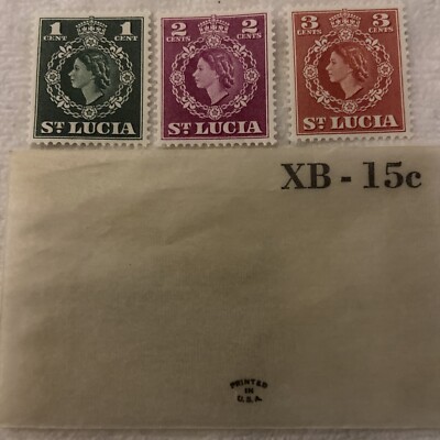 ST Lucia (unused) Vintage Postage Stamps (3 Total) | eBay