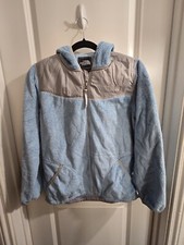 North Face Jacket Girls Large Blue Fleece Casual Pockets Lightweight Outdoors XL