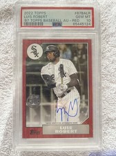 2022 Topps Series 1 - 1987 Topps Baseball Autographs #87BA-LR Luis Robert (AU) 