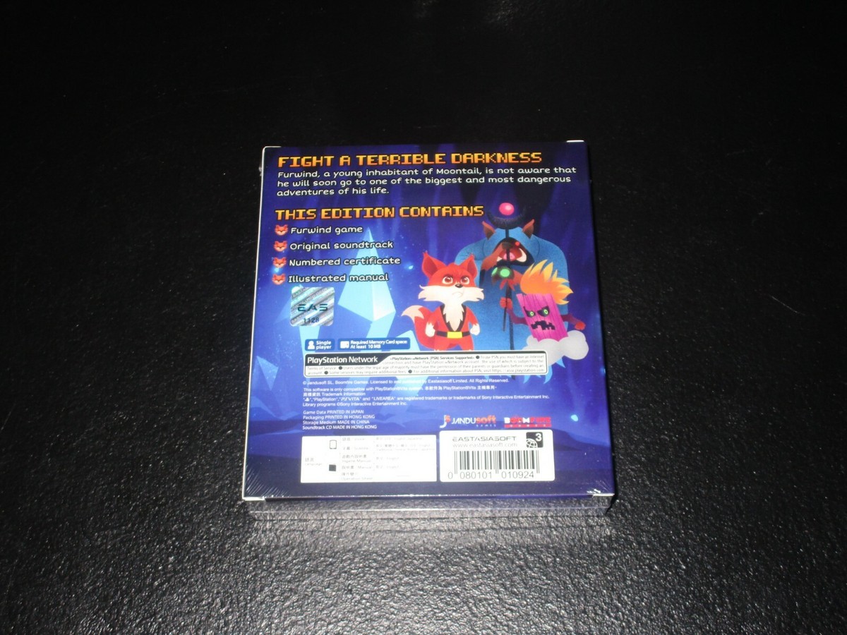 Furwind Limited Edition Sony PS Vita Sealed Import Sealed | eBay