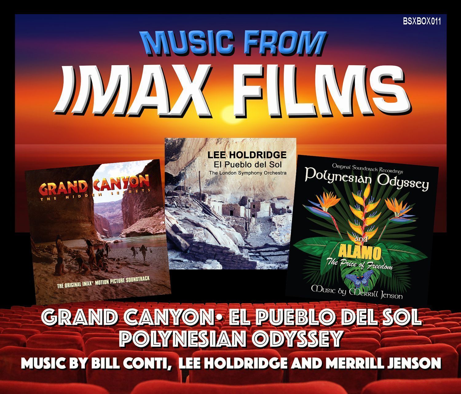 Various Artists Music from iMax films (CD) Box Set