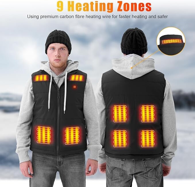 Giacca Termica Giubbotto Xiaomi Riscaldato Giacca Da Montagna Uomo
