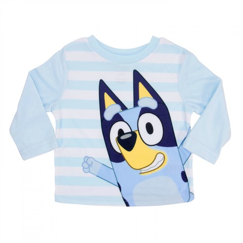 Bluey Long Sleeve All Over Print Toddler's 2-Piece Pajamas Blue - Picture 2 of 12