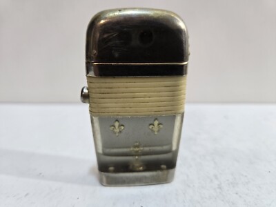 Working Vintage Scripto Vu FLEUR DE LIS Feuerzeug 7203/29