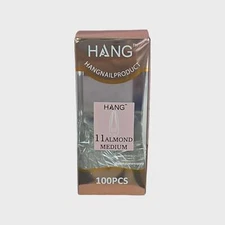 Hang Gel x Tips Premium 100 pc Refill Box Almond Medium
