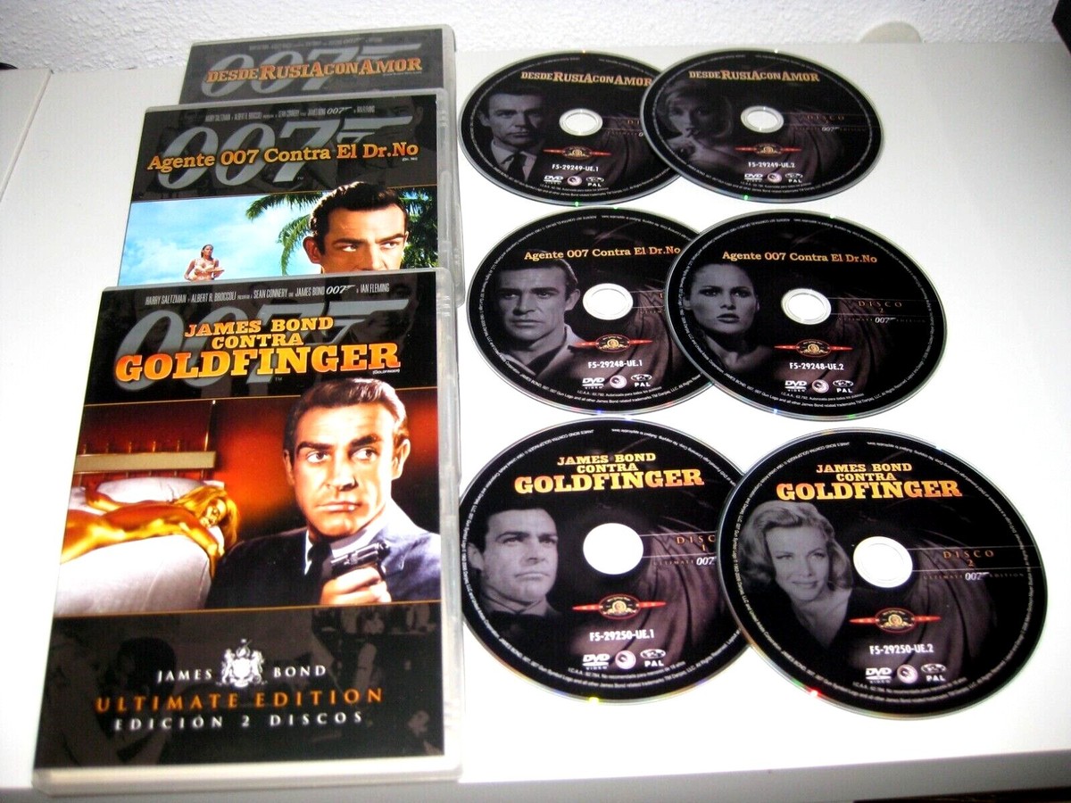 JAMES BOND 007 (ULTIMATE EDITION) DVD SEAN CONNERY(COLECCION