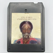 Lou Rawls - Unmistakably You- Restored 8 Track Tape - New Pad and Splice