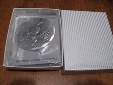 Wendell August Forge Metalware Snowman Ornament 1993 in original box