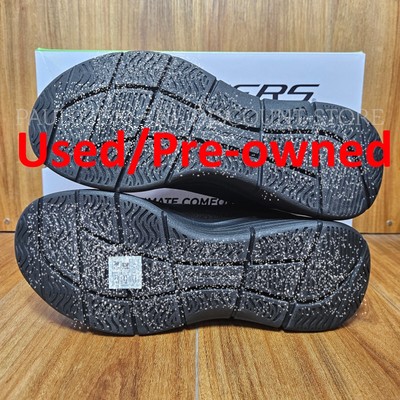 Skechers Arch Comfort Mens Black Athletic Sneakers Shoes 16909 Size 9.5 Skechers Men Arch Comfort Sneaker (Black 8 M) for sale  main image 4