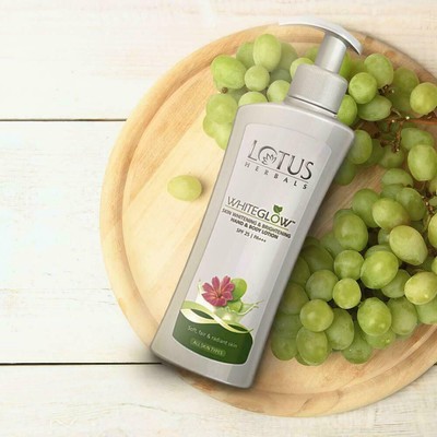 lotus white glow body lotion