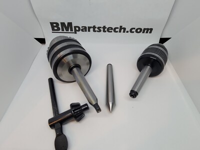 Atlas Craftsman MT1 Morse Taper #1 Tailstock Tooling Set for 6