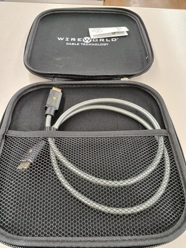 Cable HDMI WIREWORLD 8K/48GBPS 1m SSP/1.0 relacionado con audio USADO de JAPÓN - Imagen 2 de 4
