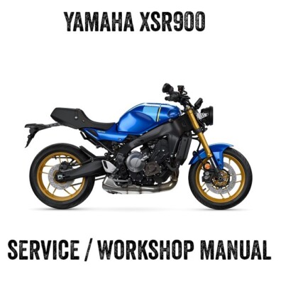2022-2025 Yamaha XSR900 XSR 900 MTM890 Repair Workshop Service