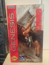 CLIFFHANGER Sylvester Stallone SEGA Genesis Instruction Game Manual Booklet ONLY