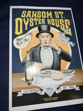 1985 Post Card  "The Celebrated Oysterhouse Cookbook" by Frederick J.  Parks