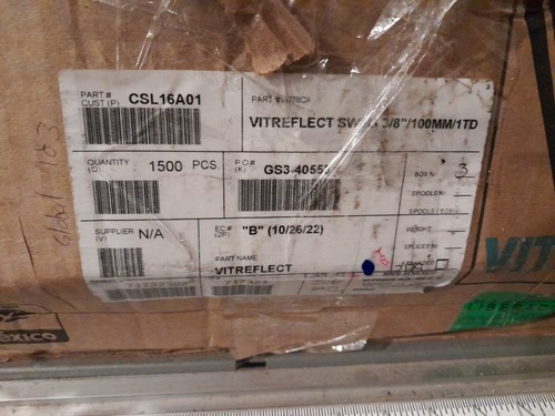 Box Of Vitrica VitReflect SWP 4” Thermal Reflective Tube Sleeve Flexible Tubing  - Picture 2 of 4