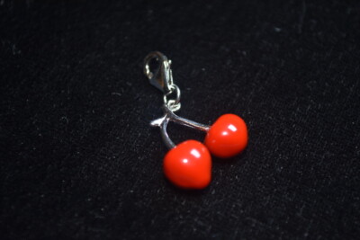 Brandneu 925 Sterling Silber Clip On Charm Kirsche, Erdbeere, Schuh & Katze Sale