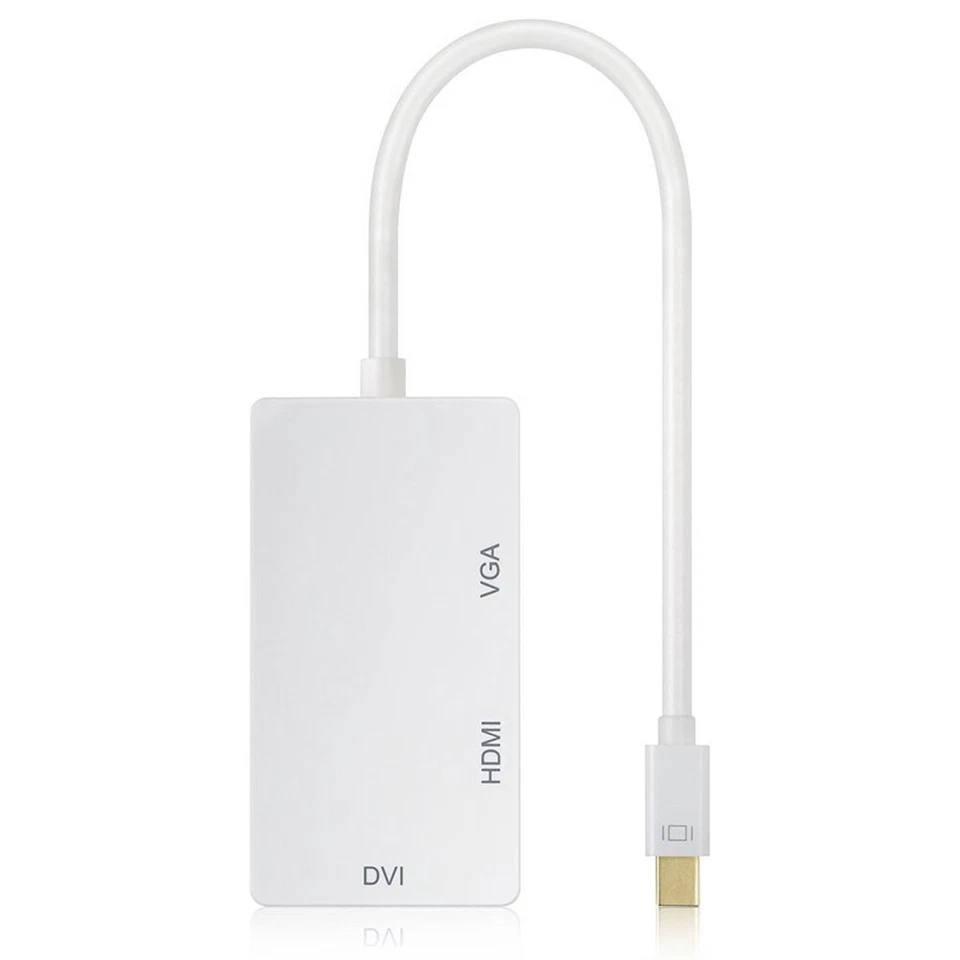 MMOBIEL Thunderbolt Mini Displayport 3 in 1 Splitter auf VGA / HDMI / DVI - Bild 2 von 3