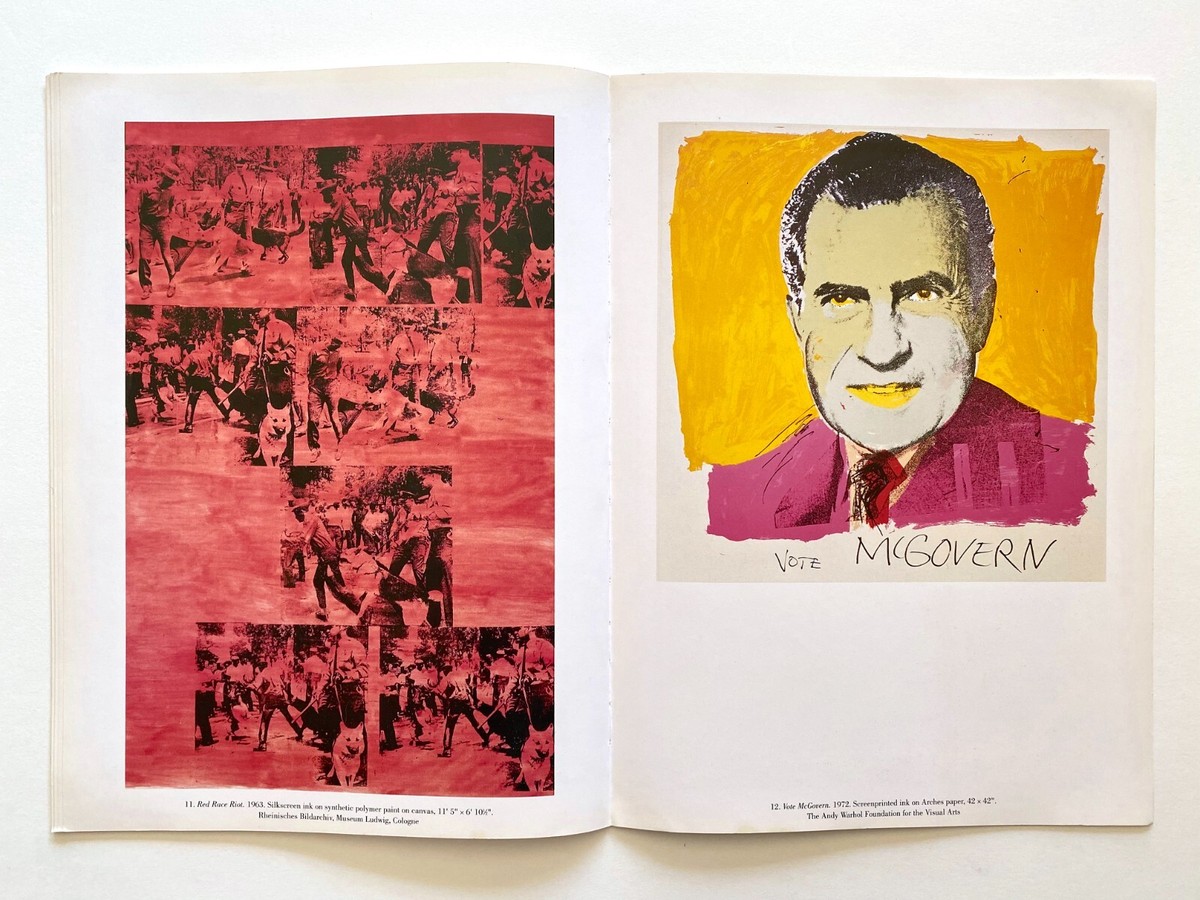 ANDY WARHOL RARE VINTAGE 1993 1ST EDITION LARGE FORMAT COLLECTOR'S