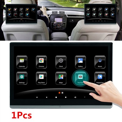 1Pcs 13.3'' Android 11 Car Headrest Monitor TV 4GB+64GB WIFI Bluetooth USB AUX FM