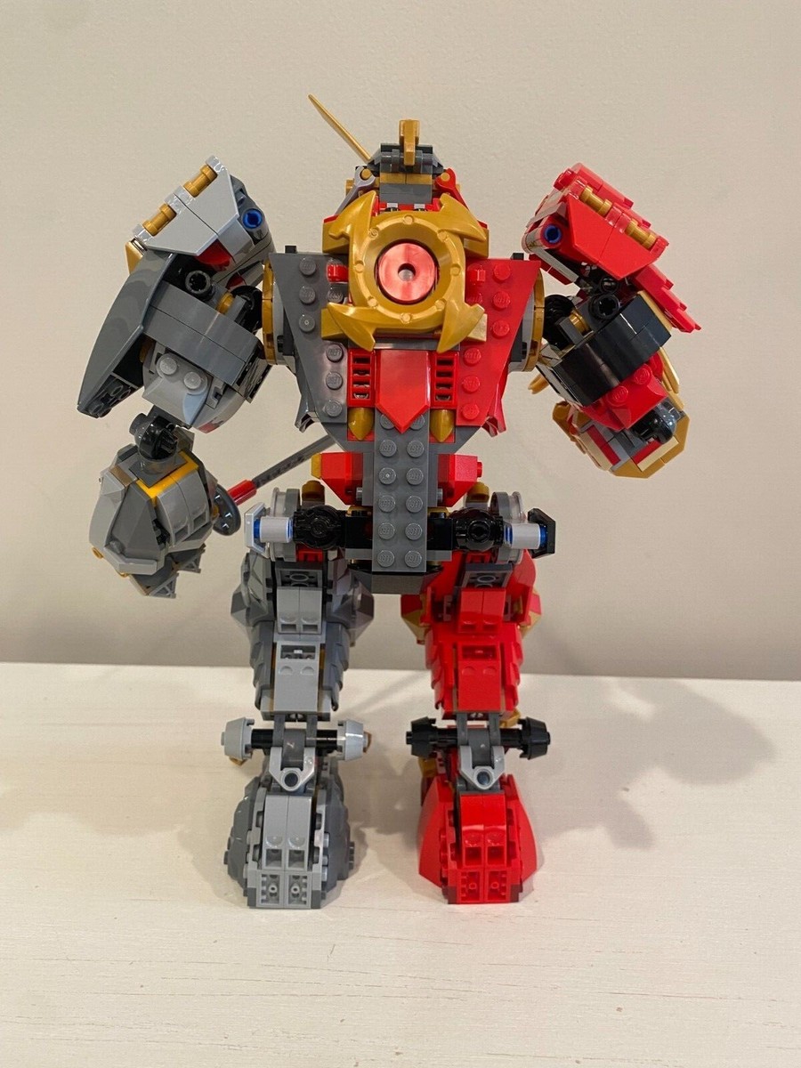 LEGO NINJAGO: Fire Stone Mech (71720), Box and Extra Pieces