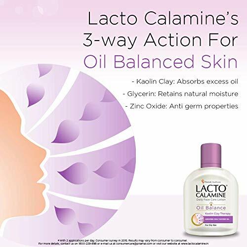100% Natural Lacto Calamine Face Lotion For Oil Balance - Oily