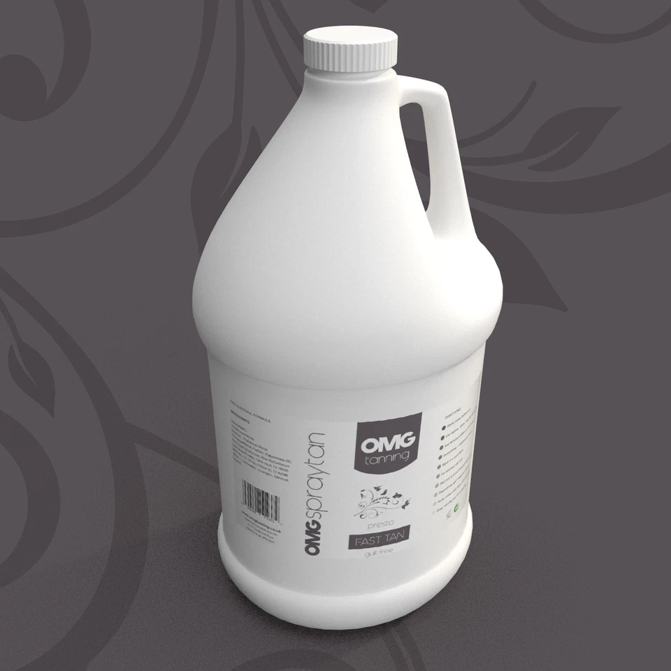 OMG Tanning Lösung - 4000ml 'Presto' Express Schnell Bräunung Liquid (4 Liter -