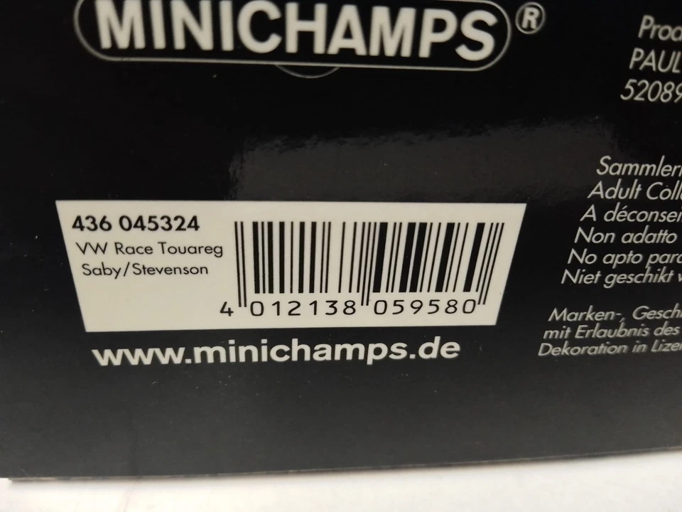 Minichamps Volkswagen Touareg #224 Saby Rally Paris Dakar 2004 1/43 436045324 - Immagine 2 di 2