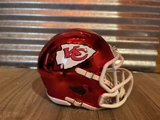 Kansas City Chiefs Chrome Speed Mini Helmet