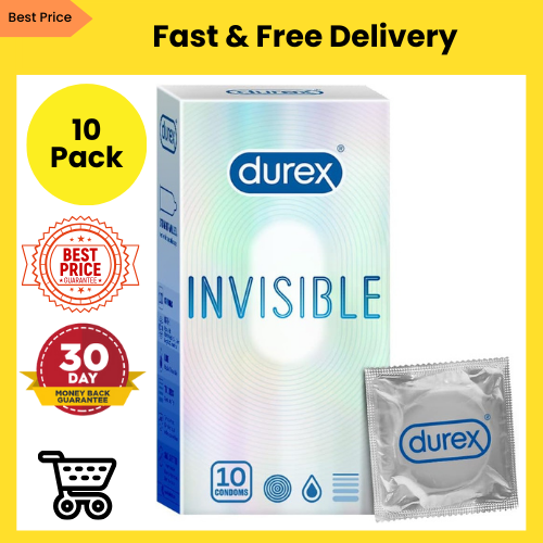 Durex Invisible Super Ultra Thin Condoms for Men – 10S - Picture 1 of 7