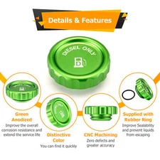  Magnetic Diesel Fuel Tank Cap For Chevrolet Silverado 1500/1500 LTD 3.0L 20-24