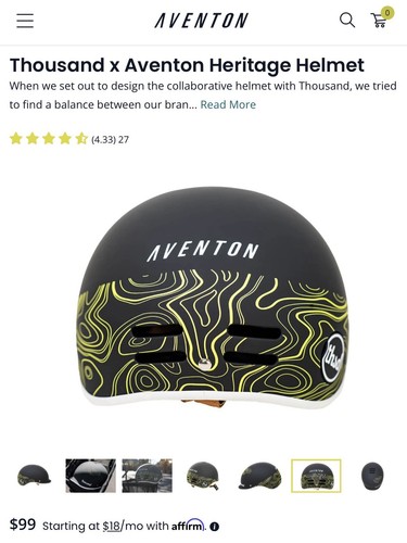 Thousand X Aventon Fahrradhelm mit Kryptonite Bügelschloss. Nagelneu, ungeöffnet im Karton - Bild 2 von 12