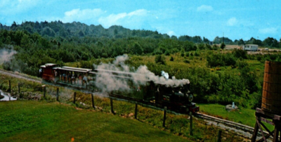 Maine only Steam Operated Foot Gauge Train at Route 27 Boothbay