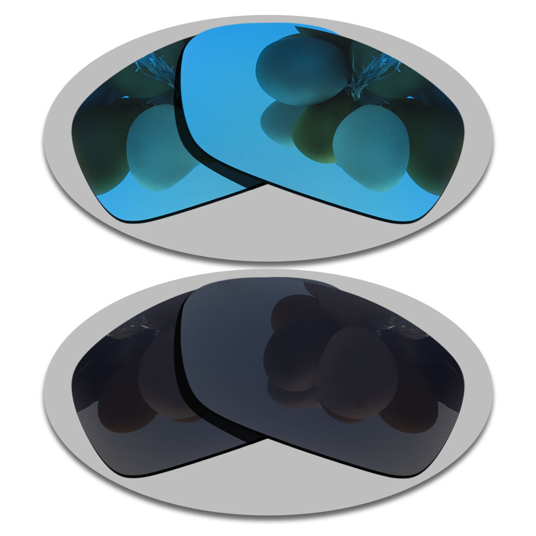 Sky Blue&Grey Black Polarized Replacement Lenses For-Oakley Taper
