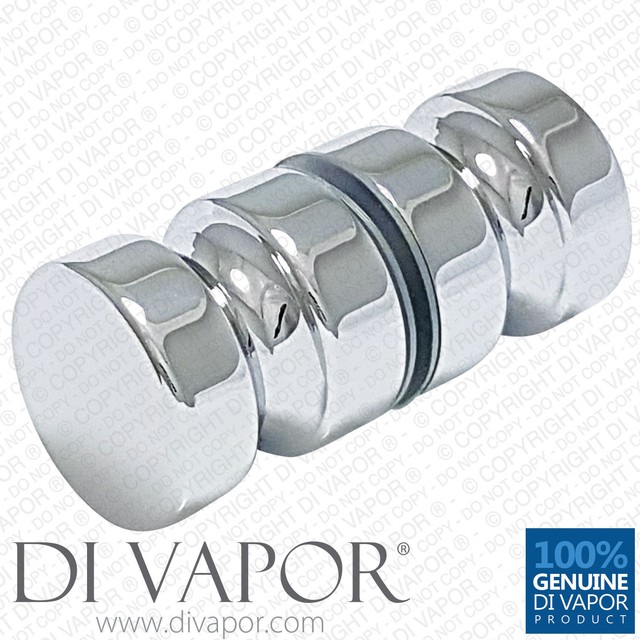 Shower Door Knobs Chrome Plated Solid Copper 30mm x 65mm eBay