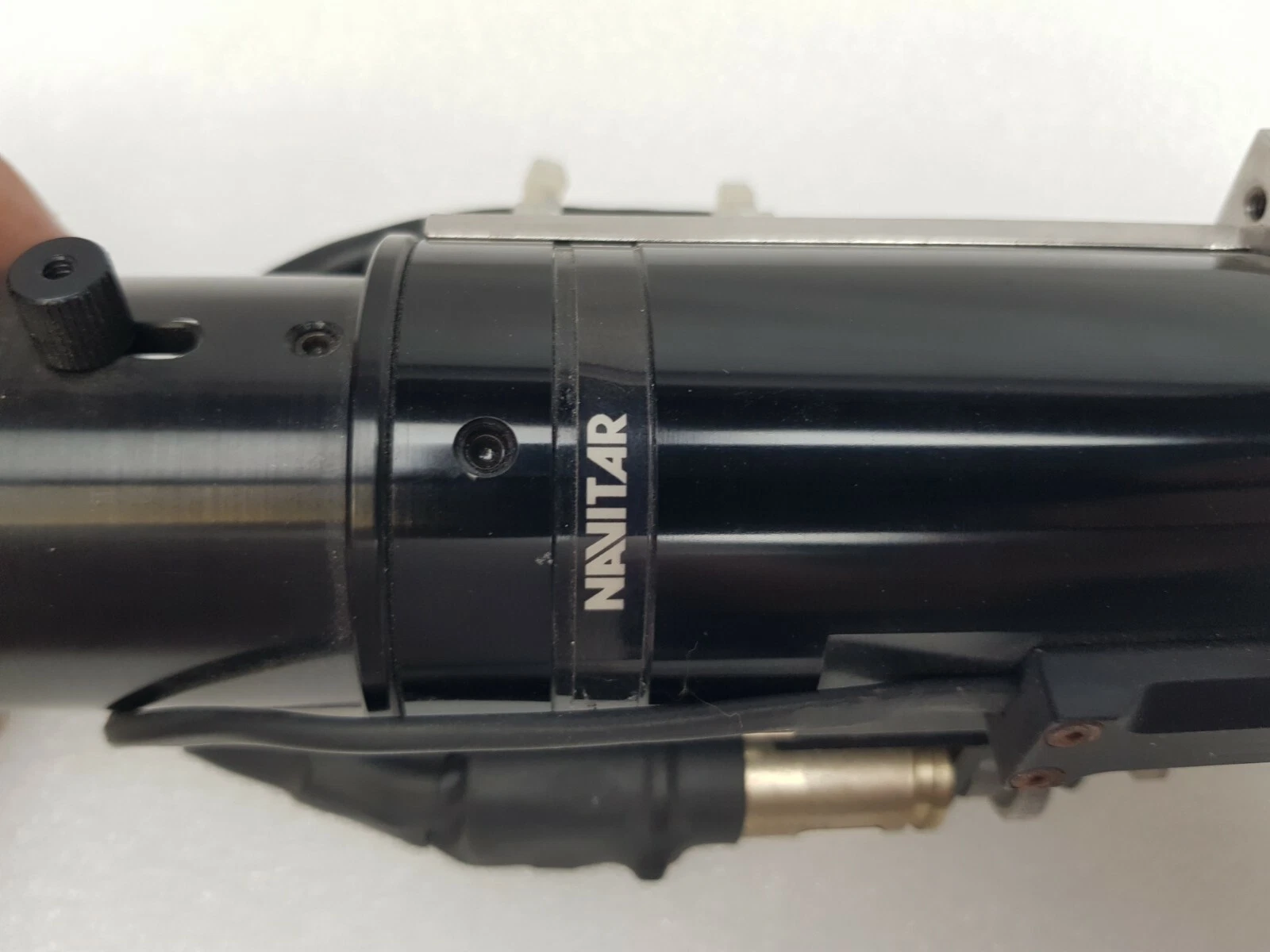 Navitar 12X zoom body with the motor cable