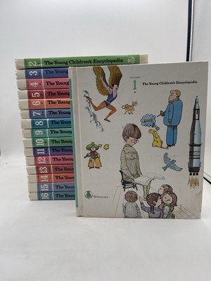 COMPLETE SET Young Children s Encyclopedia Britannica Volumes 1-16 1977