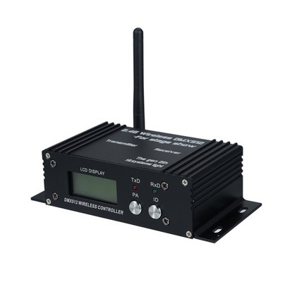 UK DMX 512 2.4G Wireless Controller Transmitter Empfänger LCD Display Leistung