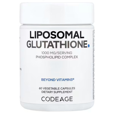Codeage, liposomales Glutathion, 60 Kapseln (500 mg pro Kapsel), Ablaufdatum: 01/2028