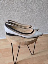 MADELEINE Elegante Pointed-Toe Ballerinas Wei...