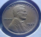 1927     AU    LINCOLN Wheat CENT  Penny ~ALMOST  UNCIRCULATED