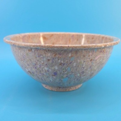 Vintage Texas Ware Confetti Melamine Bowl 118 Multi Color Lavender Splatter 10''