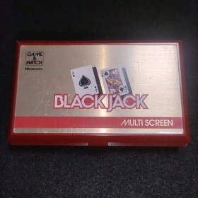 NIntendo Game Watch Multi Blackjack BJ-60 Multi-Screen 1985