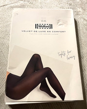 WOLFORD VELVET DE LUXE 66 Tights Anthracite Size S