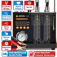 ANCEL JC200 Fuel Injector Tester Tightness Test 2-Cylinder Uniformity Detection
