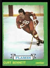 1973-74 Topps Curt Bennett #152 - Atlanta Flames