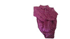 Shyanne Girl 6-9Mo Pink Ditsy Floral Print Long Slv Western Pearl Snap Bodysuit — photo 3